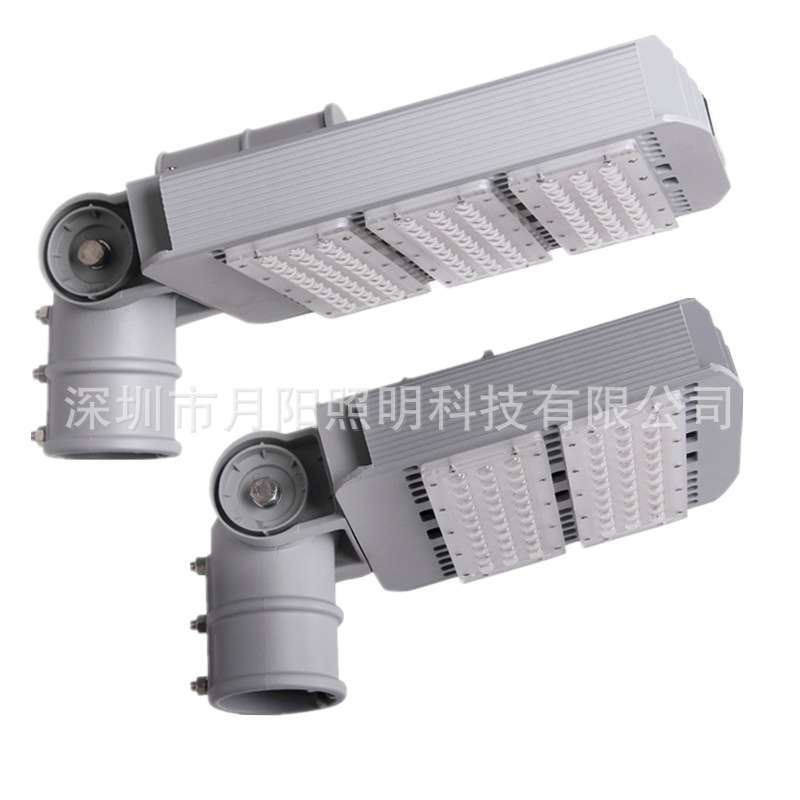 厂家 100w led新款套件户外投光灯外壳 led平板路灯头外壳