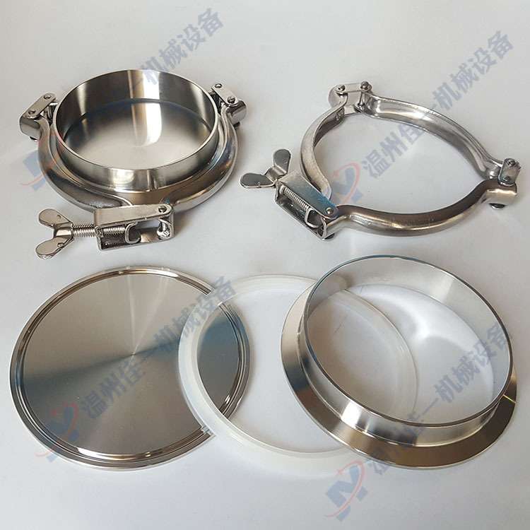 厂家直销不锈钢轻型冲压卡箍 三节冲压卡箍四件套 快装卡箍接头