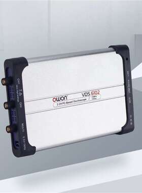 OWON虚拟PC数字示波器VDS6102双通道100M便捷标配信号源二次开发