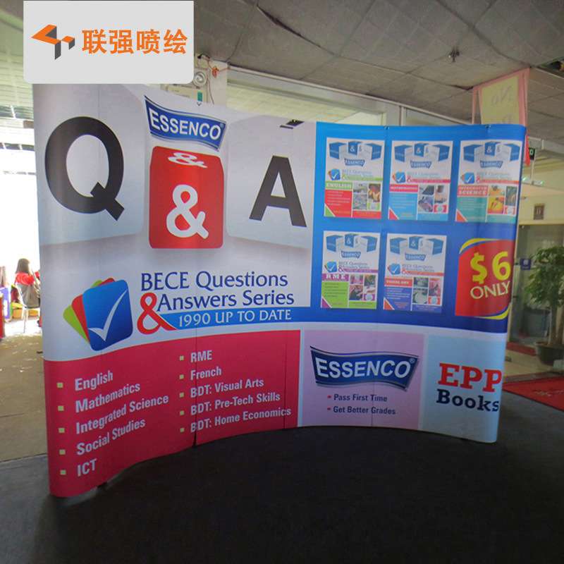 深圳厂家供应豪华拉网展架 多功能背景展示架 3*3格布拉网展架