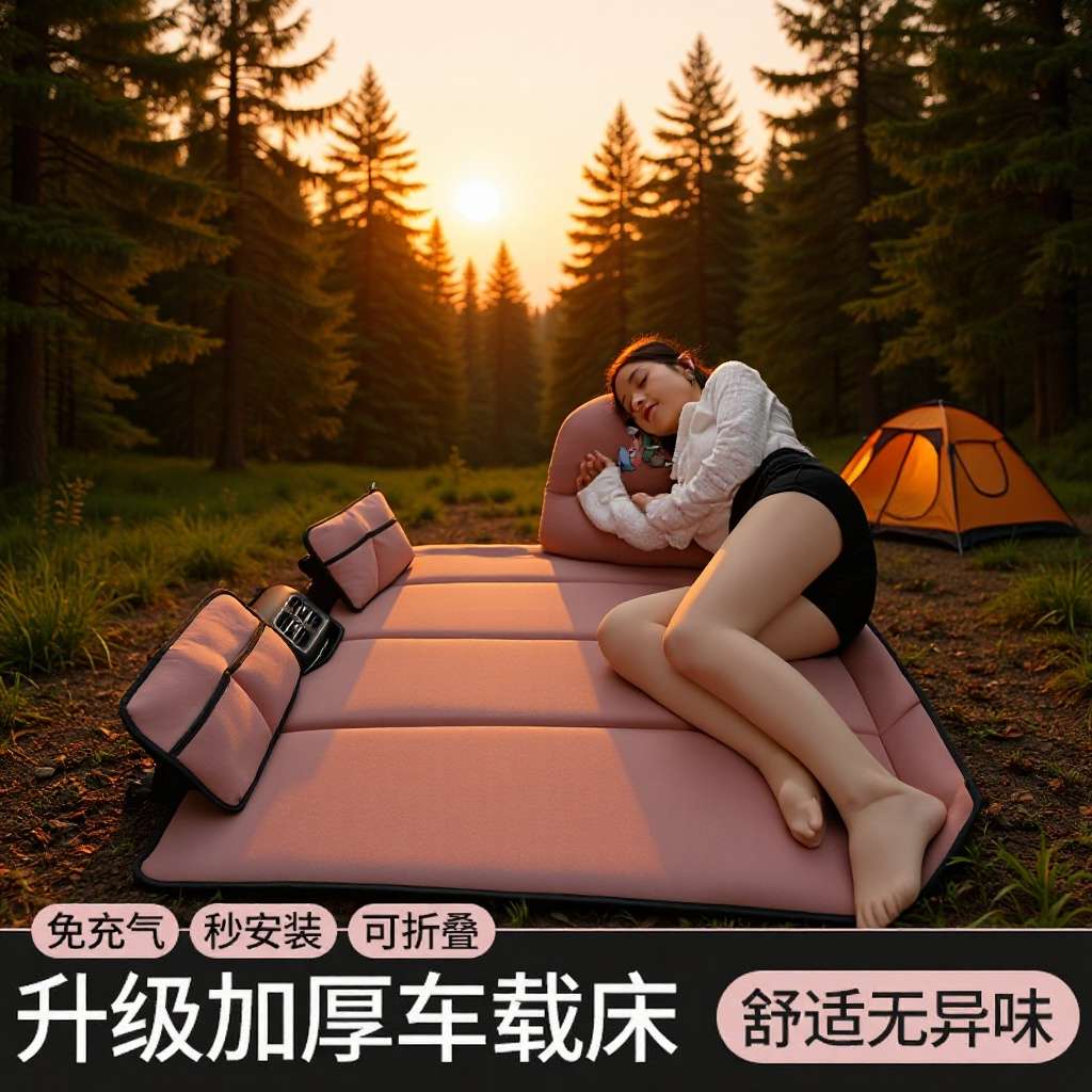 免充气汽车床垫后排床板可折叠车垫车载用品睡觉气垫床通用折叠床