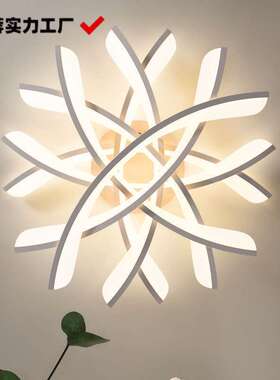 客厅卧室吸顶灯创意简约现代大气2025年新款主卧主灯中山led灯具