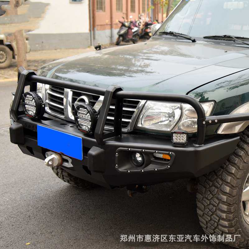 途乐y61护灯牛栏前杠前后保险杠防撞杠越野竞技杠防护杠双轴后杠