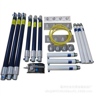Emergency rescue pneumatic rescue pole