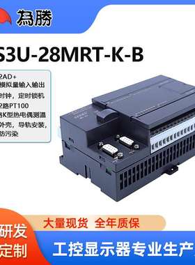 国产PLC工控板WS3U-28 MT MR混合输出带模拟量 PT100 K型测温