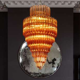 创意工程挂件琉璃酒店售楼部沙盘造形异形装饰穆拉诺吊灯法式玻璃