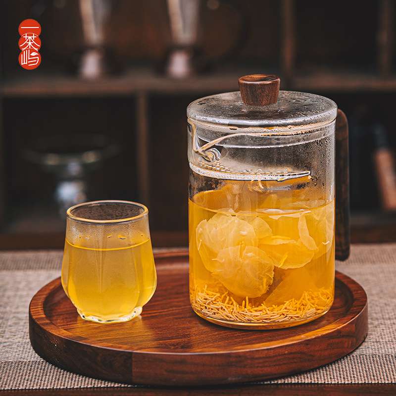 厂家 办公室家用木把月牙打孔过滤一体公道杯玻璃杯便捷泡茶杯