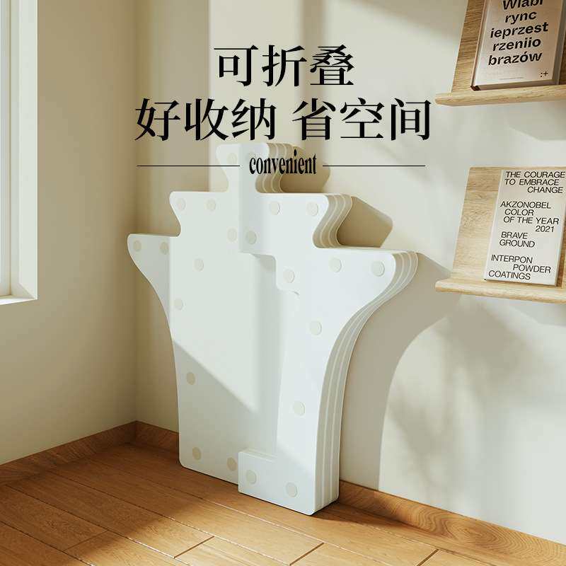 十八纸置物架折叠展台多层装饰展示架陈列展架创意展览台艺术展会