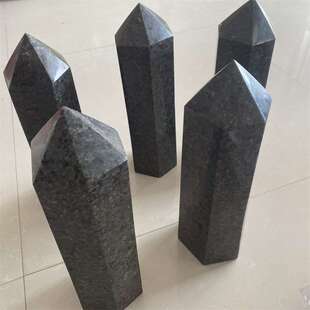 天然火焰石单尖六棱柱火灵石原石打磨大水晶柱工艺品家居装饰摆件