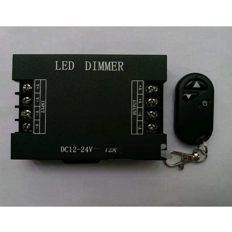 LED调光器12V展柜展厅卤素钨丝灯调节开关控制器带渐闪 大功率72A
