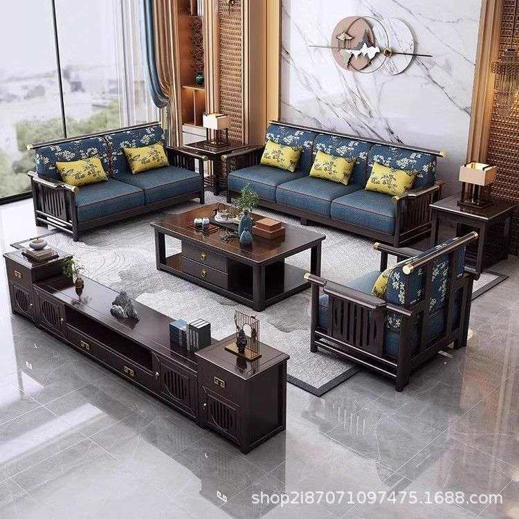新中式橡木全实木沙发客厅现代小户型简约轻奢贵妃转角组合高档,鲜花速递/花卉仿真/绿植园艺,割草机/草坪机,淘宝优惠券,粉丝福利购,淘宝优惠卷