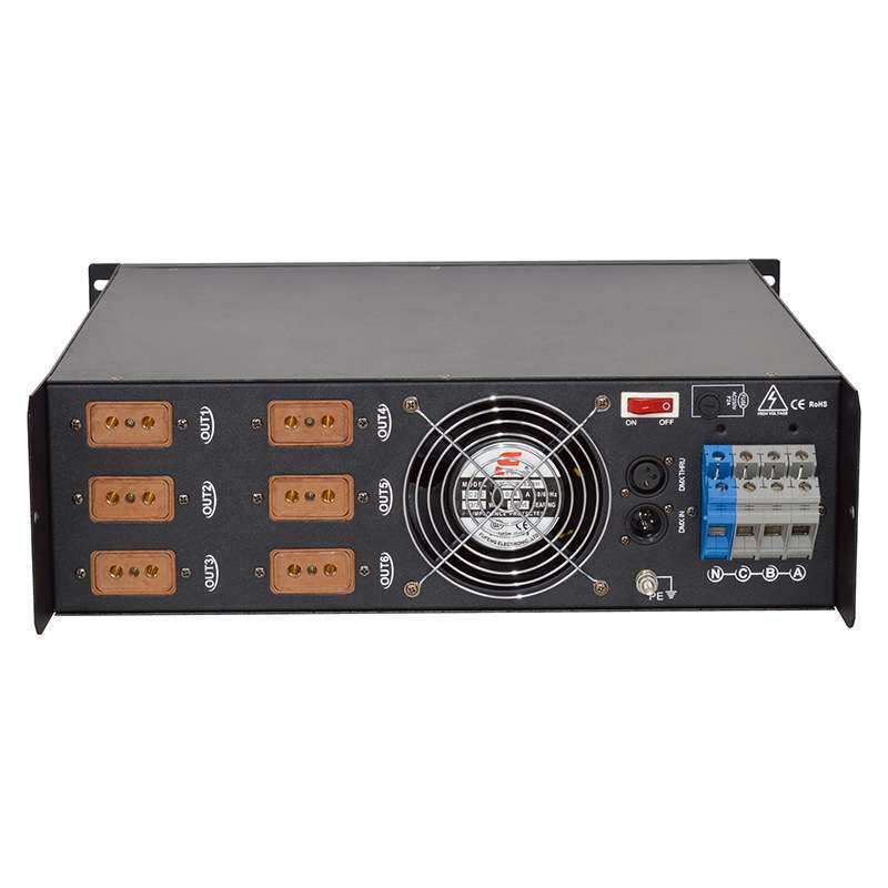 6路4KW数字调光硅箱DMX512舞台灯光工程配电箱6路电源箱婚庆设备