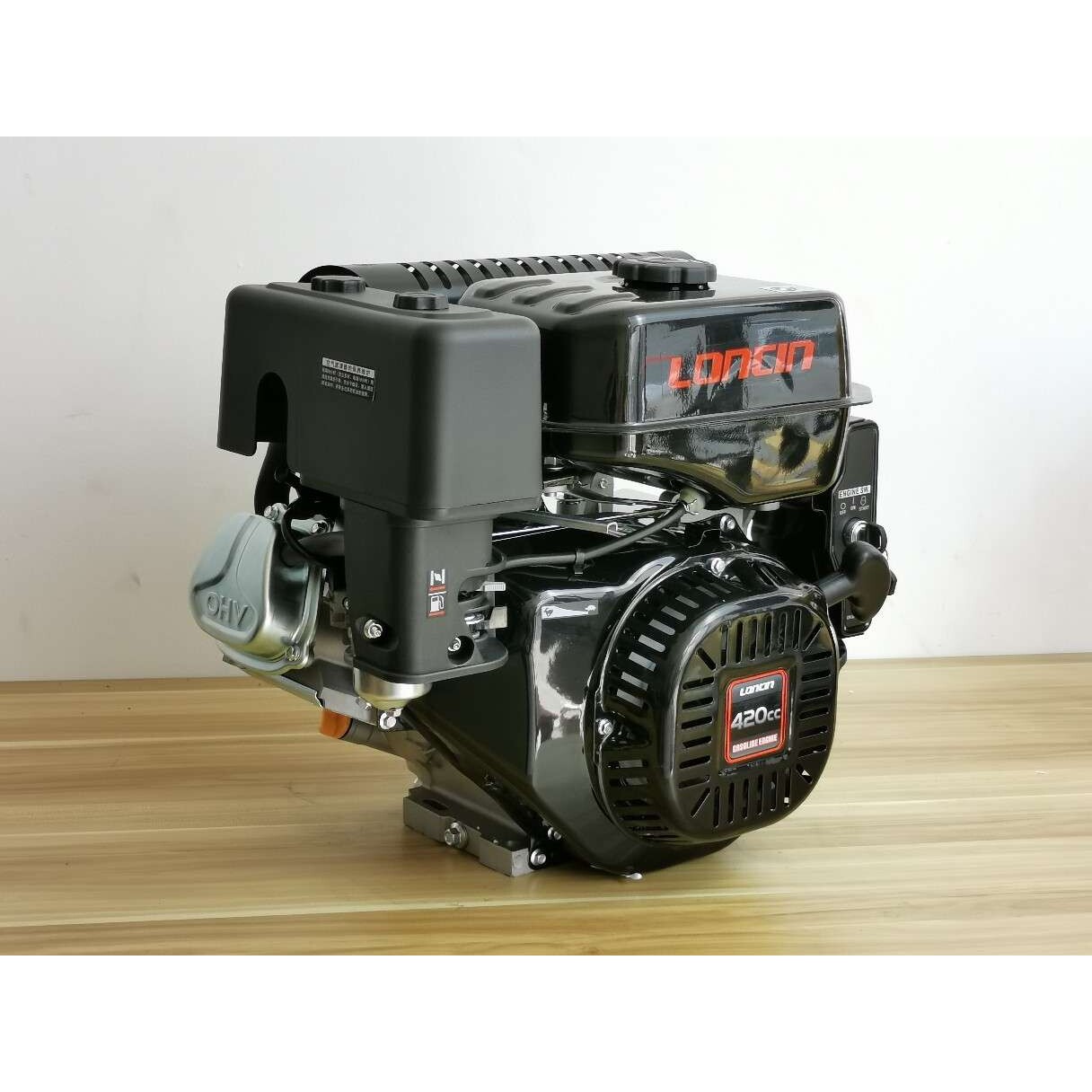 重庆隆鑫单缸风冷汽油发动机LC190FD420CC 15马力电启动