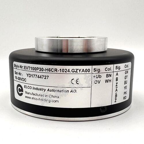EVT100P30-H6CR-1024.GZYA00空心轴宜科电梯电机旋转编码器