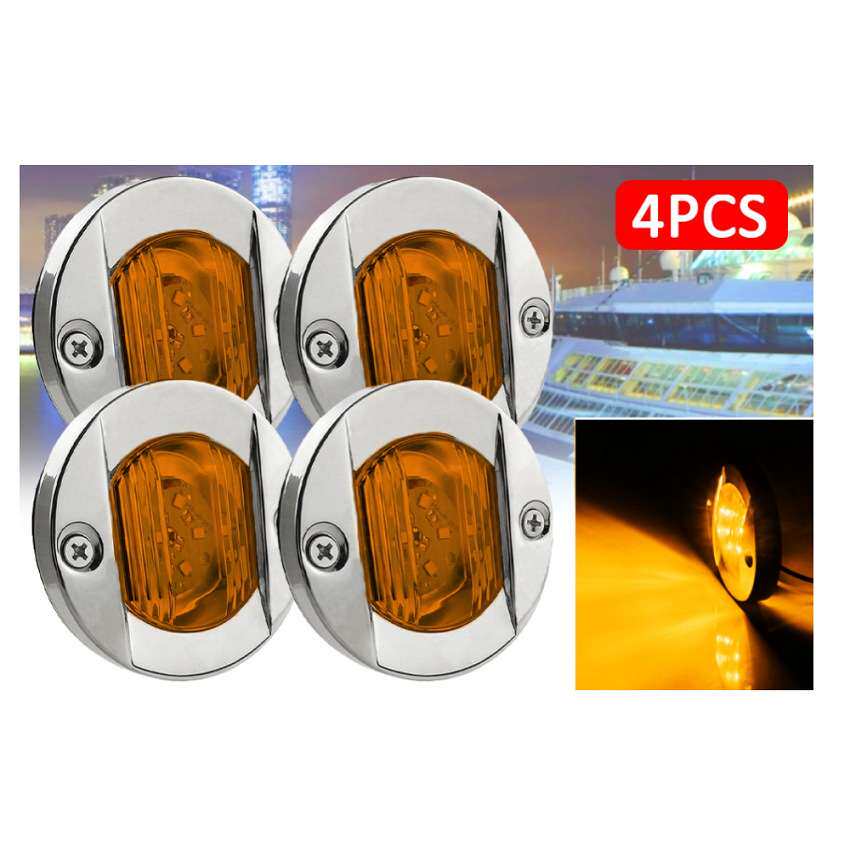 LED卡车边灯12V转向灯卡车信号 游艇信号灯火车侧边灯