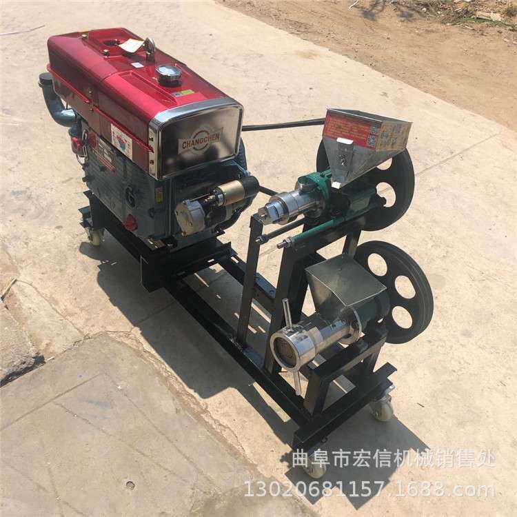 自动切断型江米棍制作机 香酥果膨化空心棒机 小型电动爆米花机