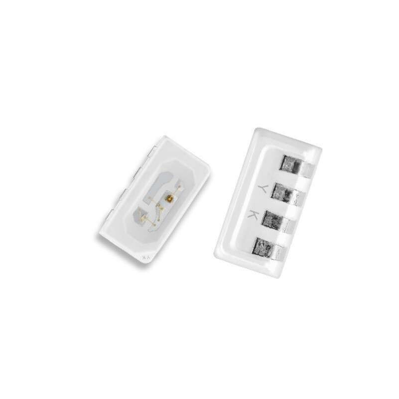 爆款4020RGB全彩灯珠四脚晶元0.2W芯片七彩侧面发光氛围灯LED光源