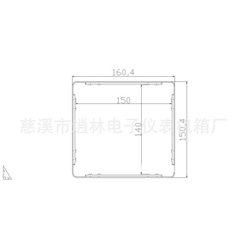 电子仪表铁壳 设备外壳 铁外壳机箱 XF-7 150*160*24 0可配提手