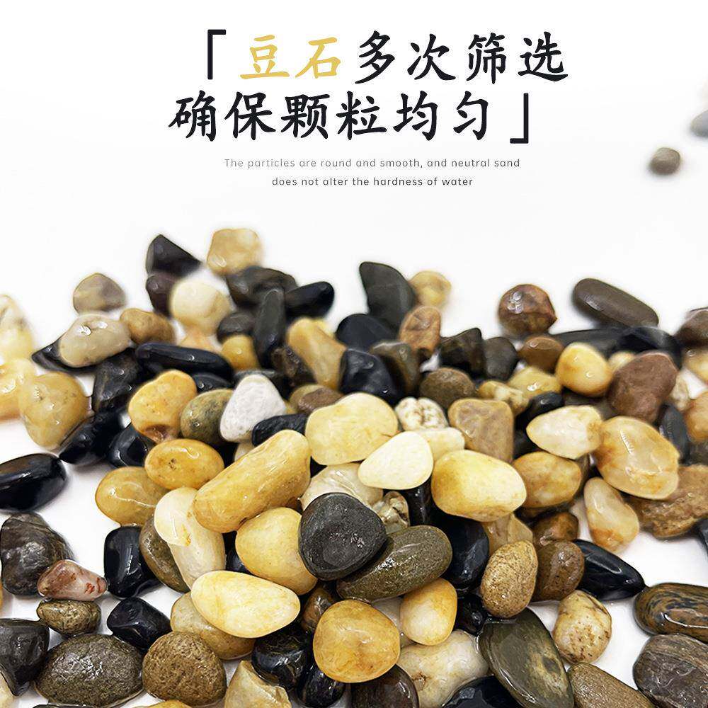 豆石厂家地暖找平卫生间回填豆石滤料汗蒸房小石头现货供应混凝土