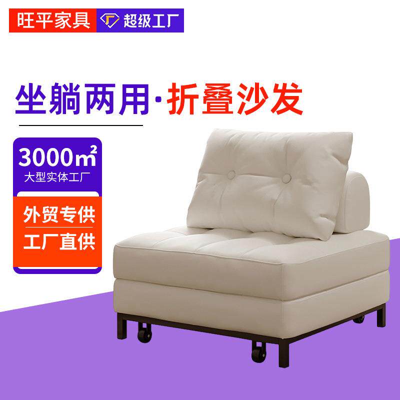坐躺两用沙发贵妃躺椅小户型公寓可伸缩收纳可折叠沙发床