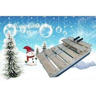 雪橇车爬犁狗拉冰车户外老式滑冰车成人儿童户外冰上座椅双人宝