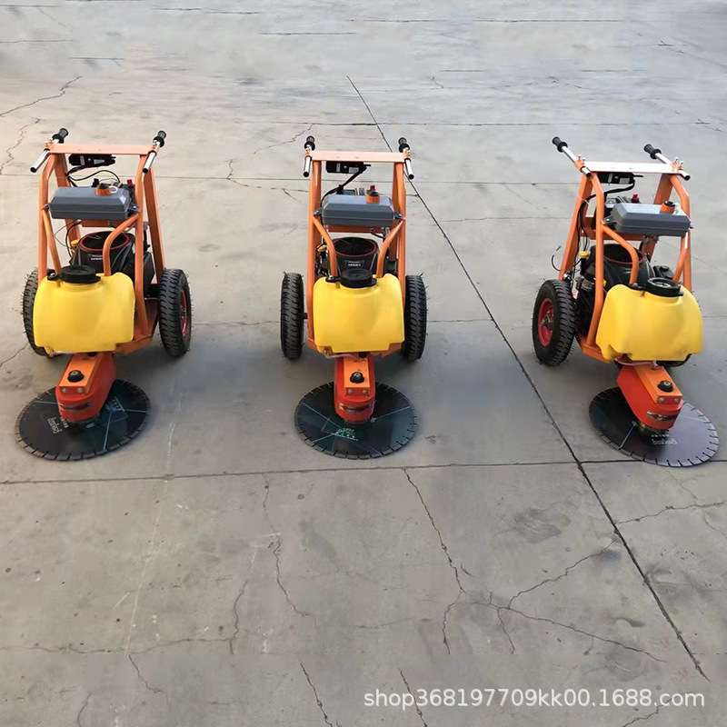 混凝土桩头手推式切桩机 便携式建筑桩切割机 手推式升降割桩机