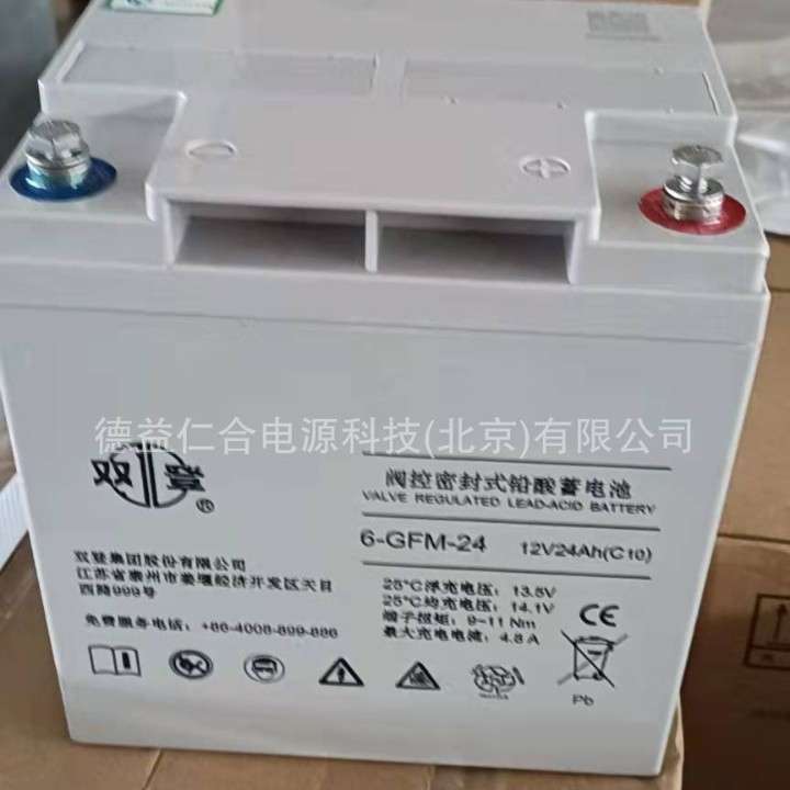 双登蓄电池6-GFM-24 /蓄电池12v24AH ups电源
