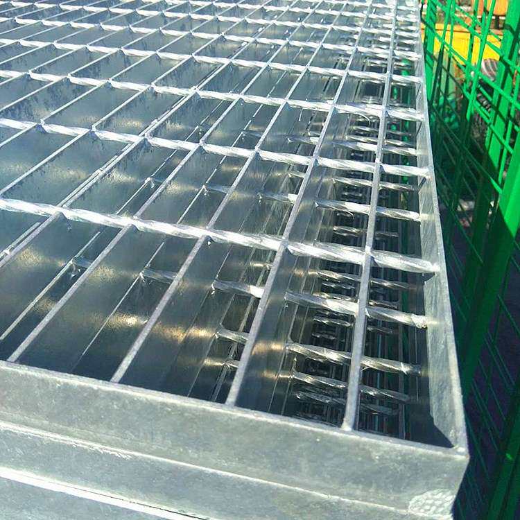 镀锌钢格板排水篦子钩盖平台作业脚踏板洗车房地面钢格栅楼梯踏步