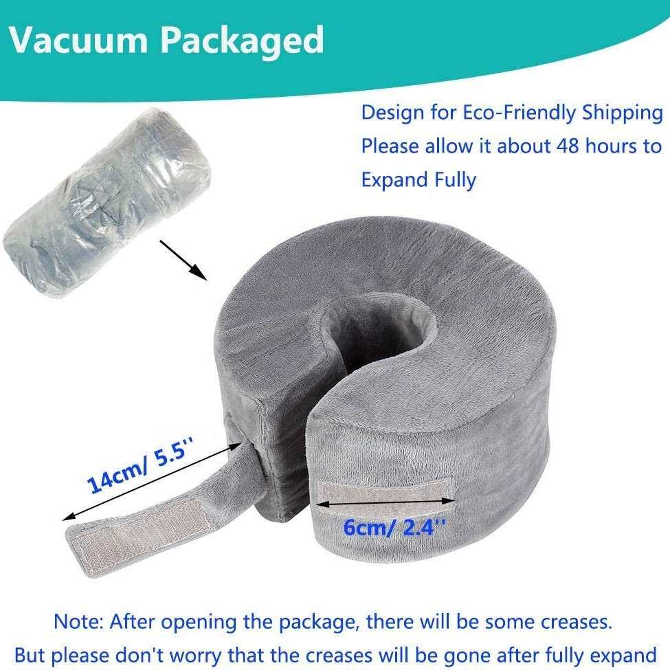 可清洗脚踝垫A11防足底挤压圆形手臂枕记忆泡沫踝枕腿部抬高枕