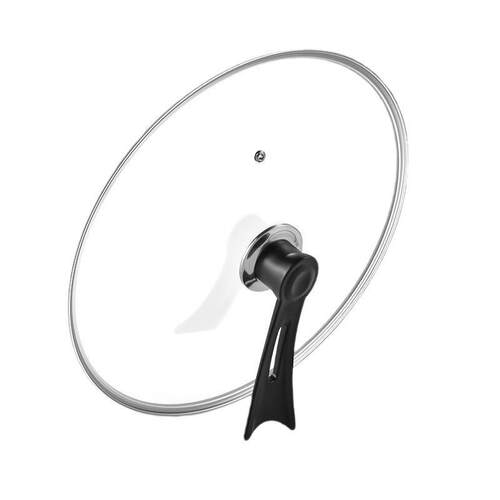 26CM/28CM/30CM/32CM/34CM炒锅盖子真空锅盖子可立式钢化玻璃