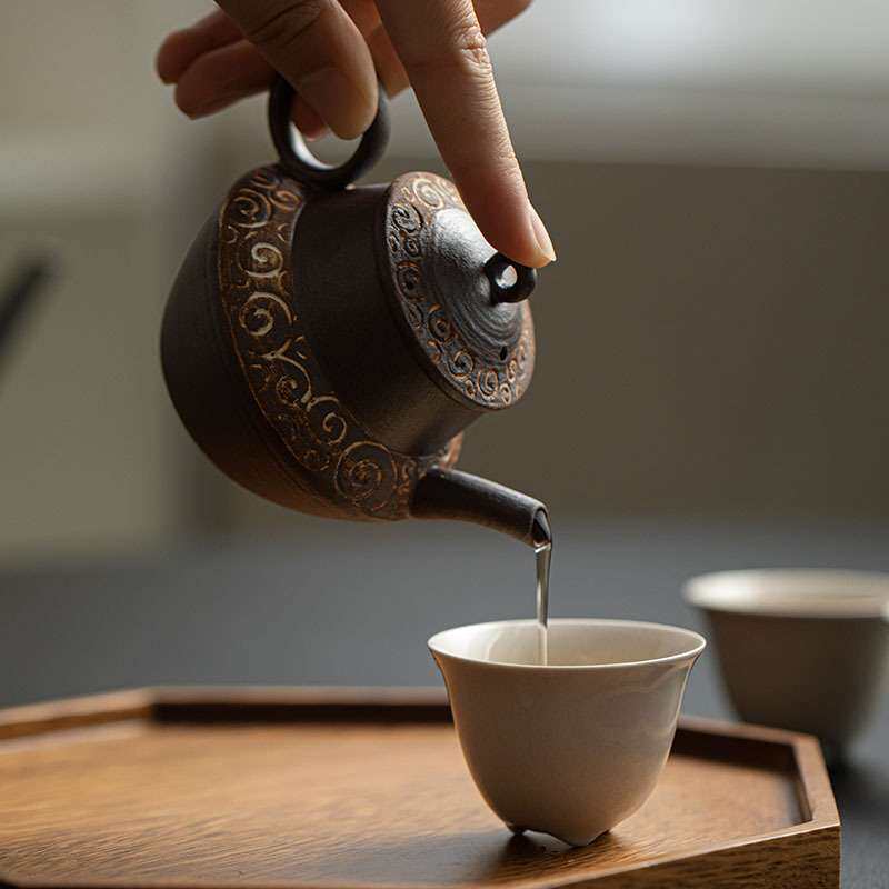 无关风月一壶四杯便携茶具套装国风陶瓷泡茶组茶壶茶杯送朋友茶礼