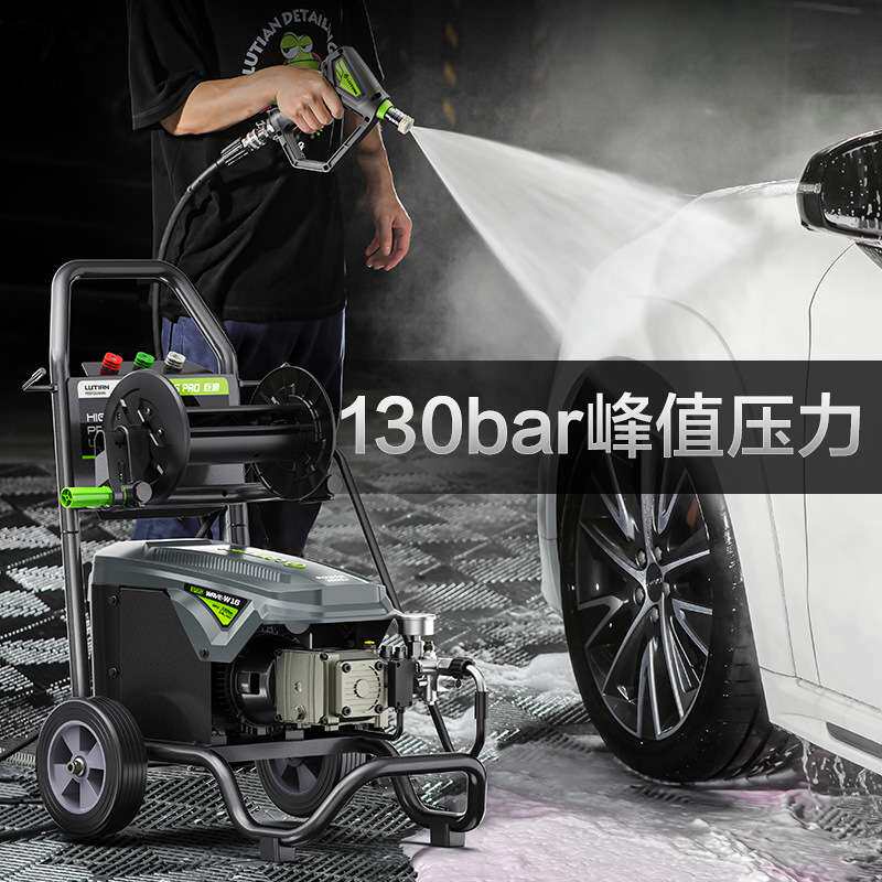 巨浪W16 PRO 220V3000W绿霸商用清洗机大功率绿田工业洗车清洗机