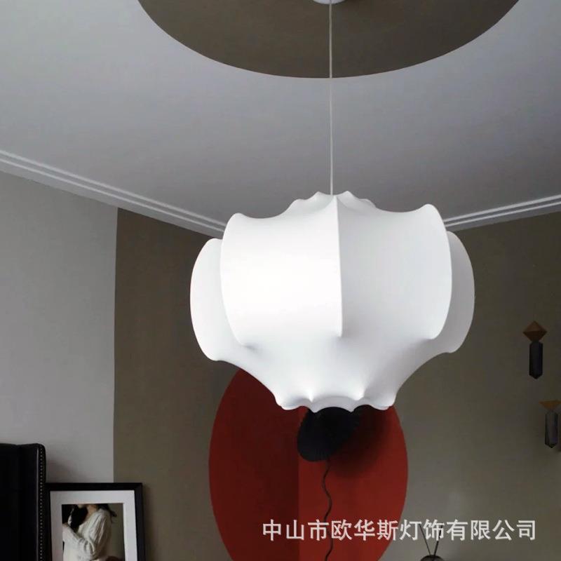 意大利灯饰客厅蚕丝吊灯北欧现代简约设计师灯别墅餐厅卧室灯具