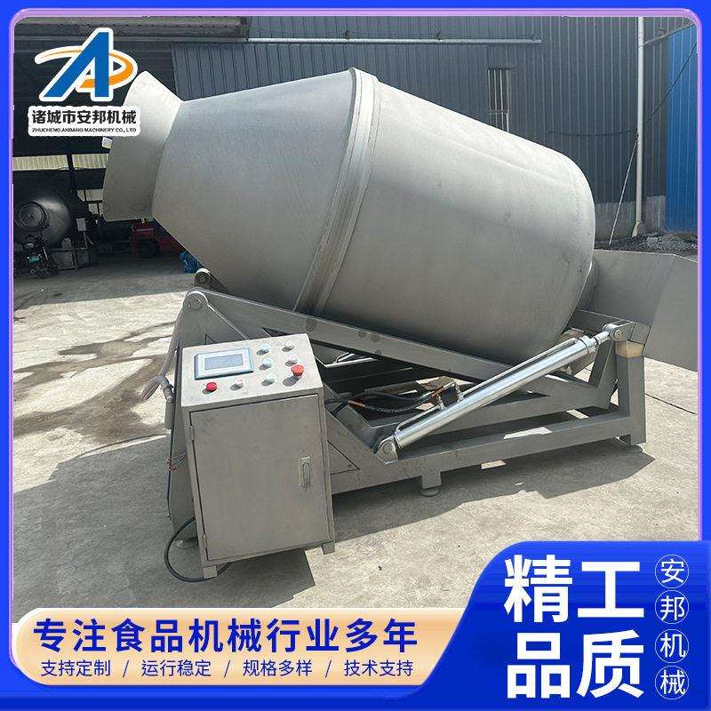 大型真空滚揉机全自动鸡胸肉腌制入味机新式酱牛肉加工设备