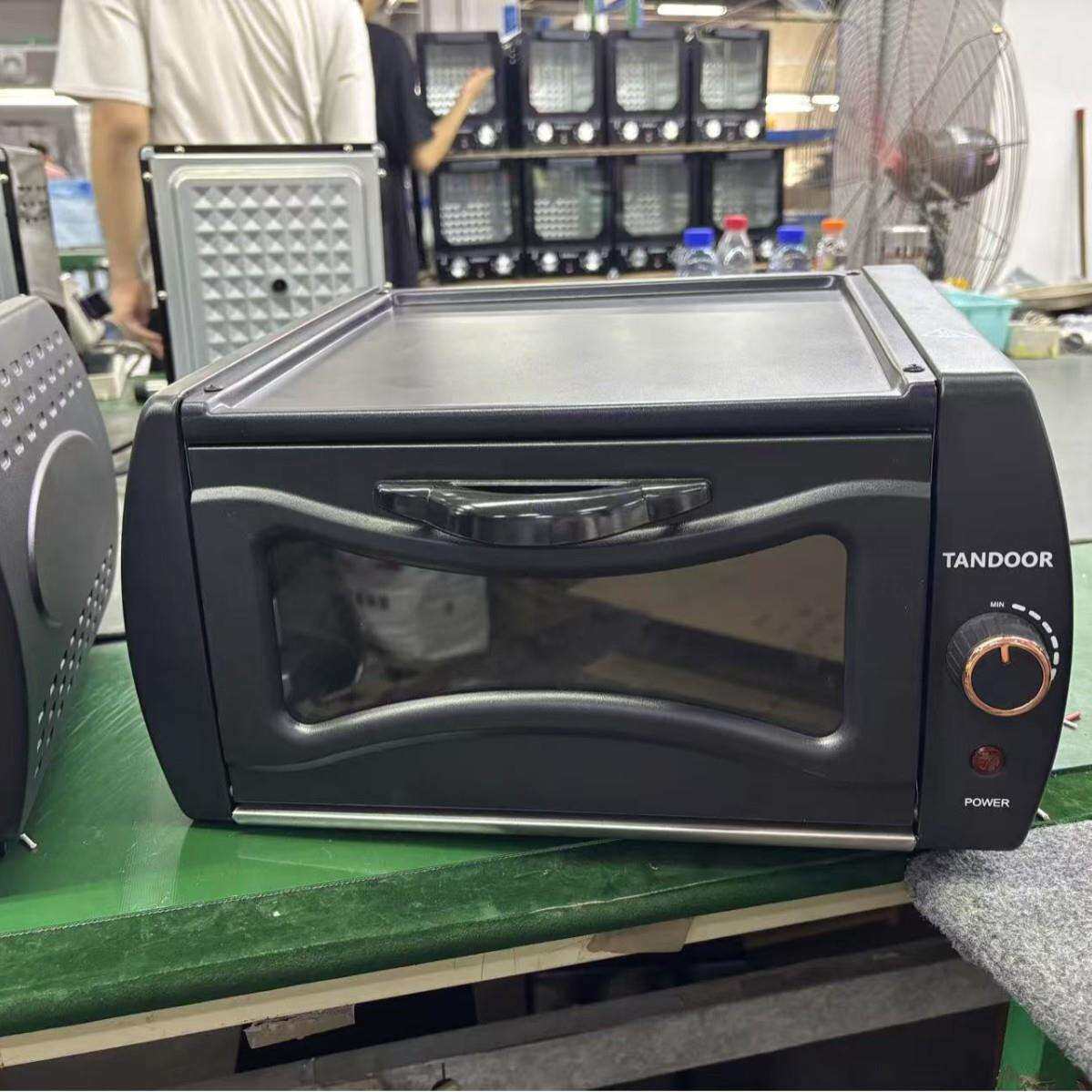 印度飞饼机美规煎饼机煎饼烤箱家用15L煎饼烤箱 披萨机pizza oven