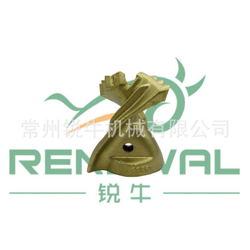 旋挖齿合金钻头螺旋钻机旋挖配件定心钻头鱼尾钻钻尖PM3