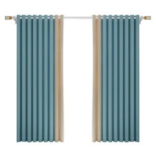 窗帘窗帘杆一整套罗马杆全套带杆免打孔安装新款卧室遮光轻奢