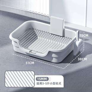 狗狗厕所宠物尿盆便盆不锈钢架小型犬幼犬大小便网架厂家直销