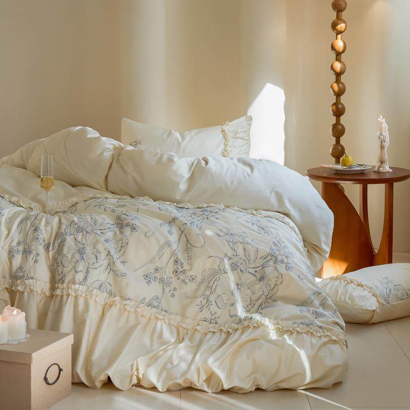 100S高支法式轻奢贡缎长绒棉全棉四件套高档纯棉被套床单床上用品,鲜花速递/花卉仿真/绿植园艺,割草机/草坪机,淘宝优惠券,粉丝福利购,淘宝优惠卷