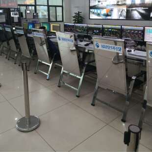 304镜面不锈钢监盘椅防静电防腐蚀热电厂中控室产品含皮具