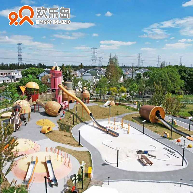 景区无动力乐园规划儿童主题乐园设计组合滑梯大型游乐设备厂家