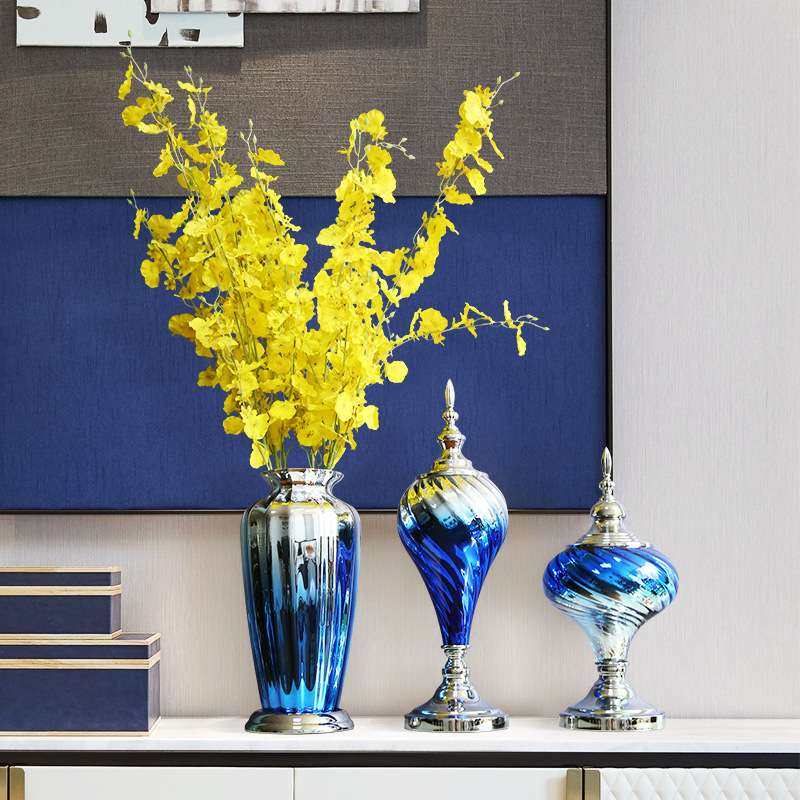 花瓶花艺套装欧式创意家居插花摆件电视柜玄关吧台样板房装饰品,3C数码配件,USB灯,淘宝优惠券,粉丝福利购,淘宝优惠卷