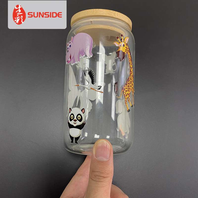透明uv转印贴水晶标贴纸水晶贴标签金属转印贴纸logo贴烫金转印贴
