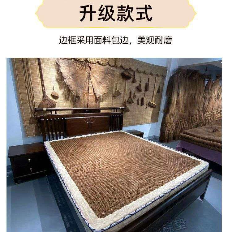 三层棕绷床垫手工山棕垫硬垫护脊腰老年人床垫1.8米儿童床垫