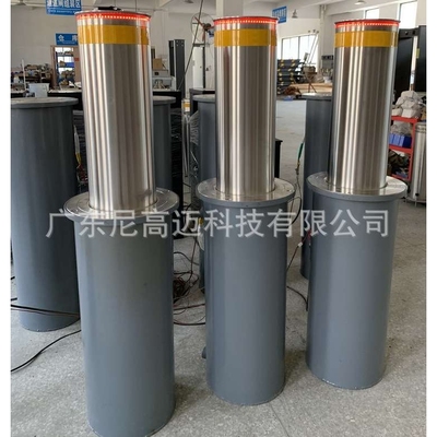 尼高迈电动伸缩不锈钢防撞柱 茂名信宜全自动升降柱路障 公园路桩