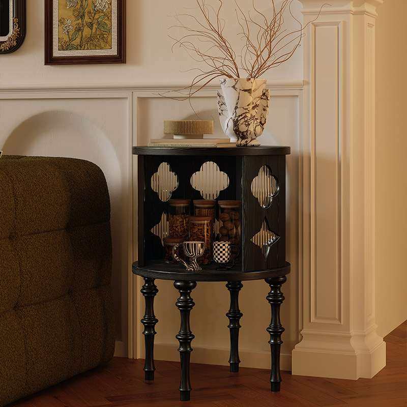 法式复古实木边几客厅沙发侧边茶几中古风装饰柜角几创意小茶几,鲜花速递/花卉仿真/绿植园艺,割草机/草坪机,淘宝优惠券,粉丝福利购,淘宝优惠卷