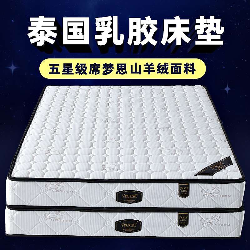 海马床垫1.5米1.8m软硬两用乳胶椰棕20cm厚席梦思家用租房弹簧垫