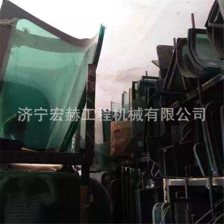 656D装载机玻璃 铲车前挡 后档 左右门上下 前侧 挡风钢化玻璃