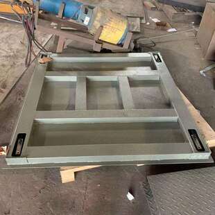 出口地磅1吨2吨3吨全英文电子小地磅1.5*1.5m工业加固电子平台称