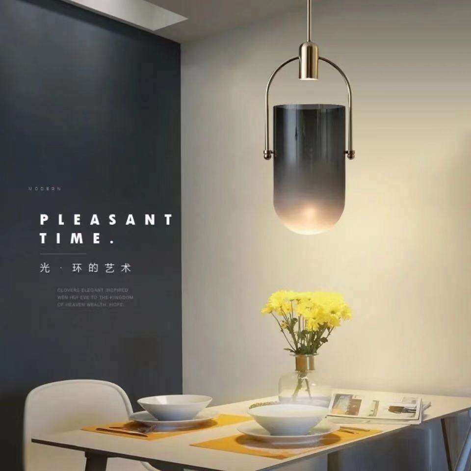 北欧简约个性床头吊灯餐厅吧台工作室甜品店卧室设计师水桶吊灯,3C数码配件,USB灯,淘宝优惠券,粉丝福利购,淘宝优惠卷